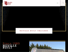 Tablet Screenshot of nevillebuilt.com